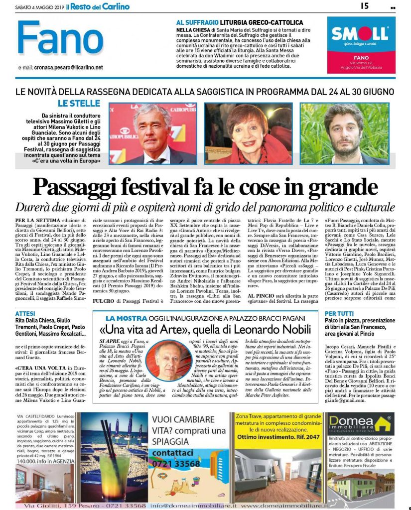 Passaggi festival fa le cose in grande