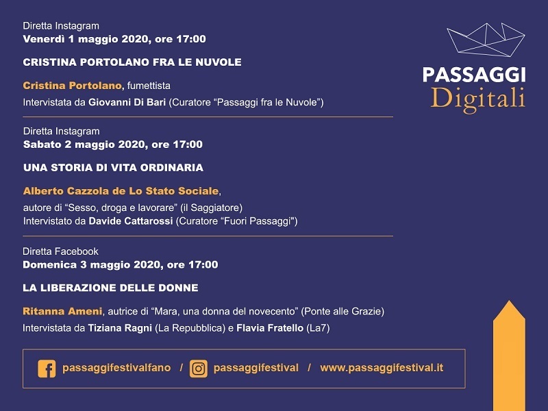 Passaggi Digitali con Cristina Portolano, Lo Stato Sociale e Ritanna Armeni