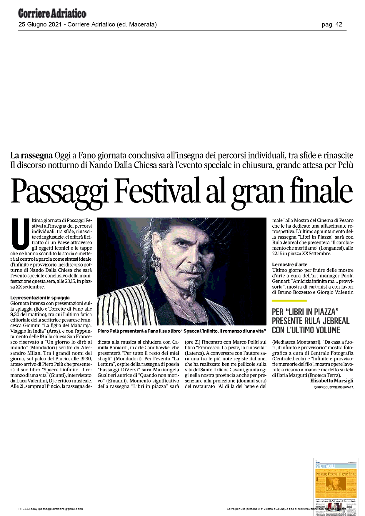 Corriere Adriatico – Passaggi Festival al gran finale